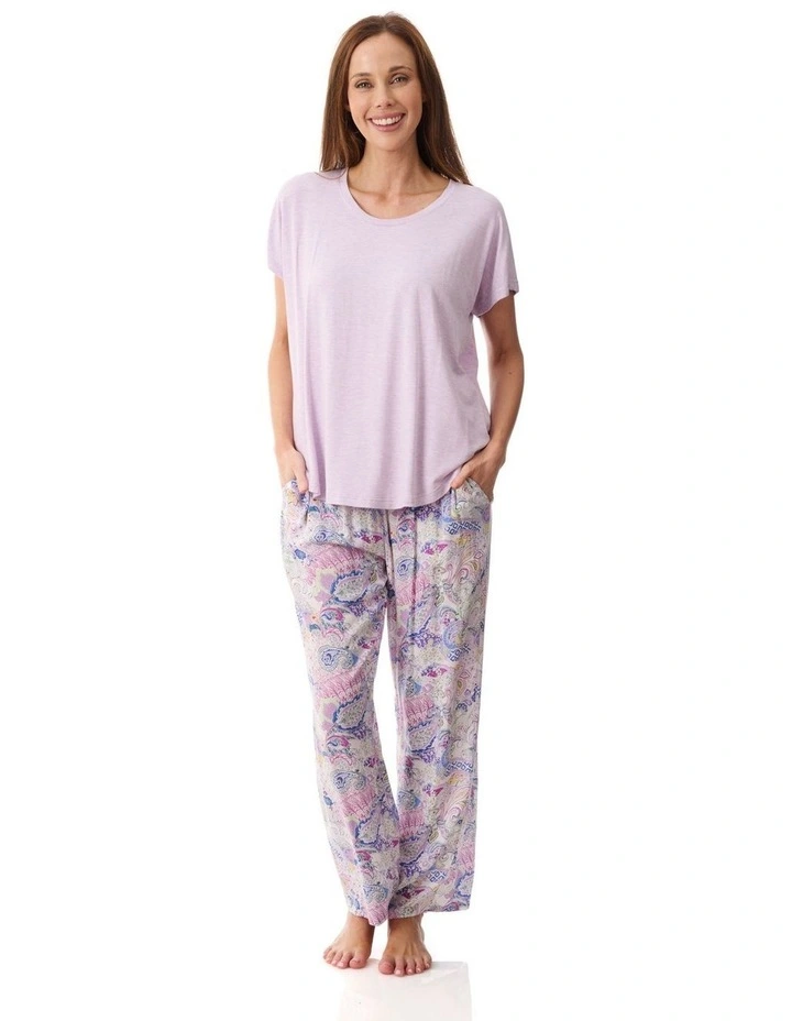 Florence Pyjama with knit top - Multi image 1