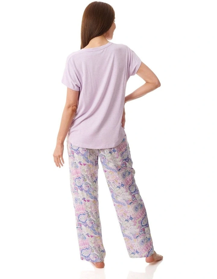 Florence Pyjama with knit top - Multi image 2