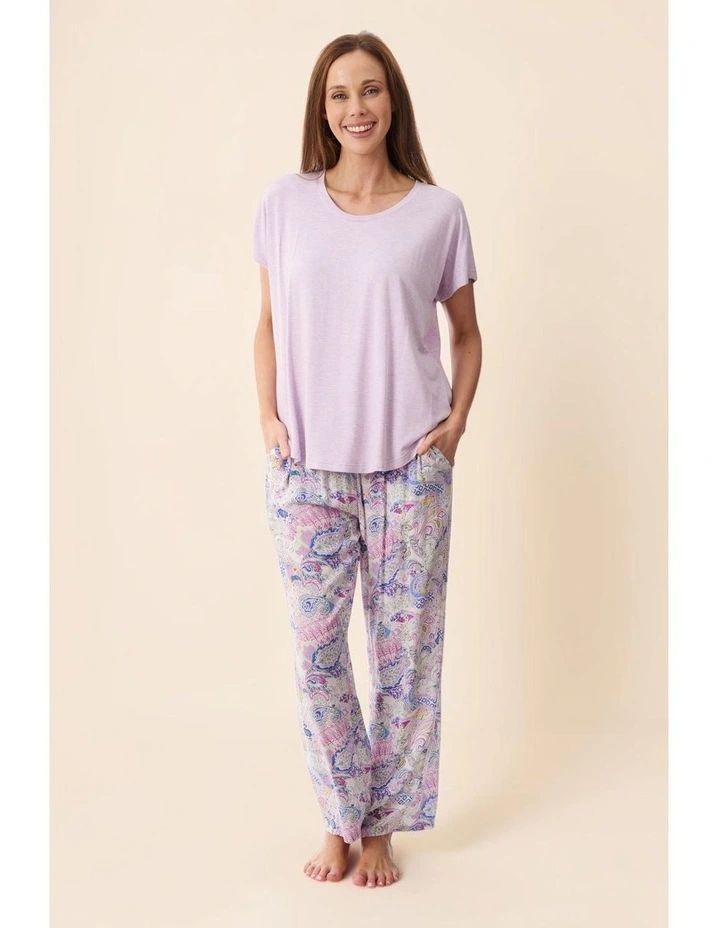 Florence Pyjama with knit top - Multi image 5