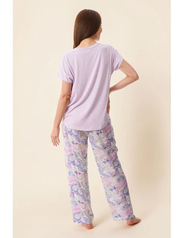 Florence Pyjama with knit top - Multi image 7