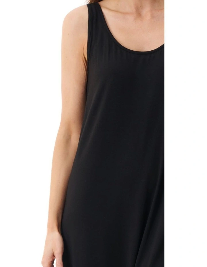 Modal short chemise - Black image 5