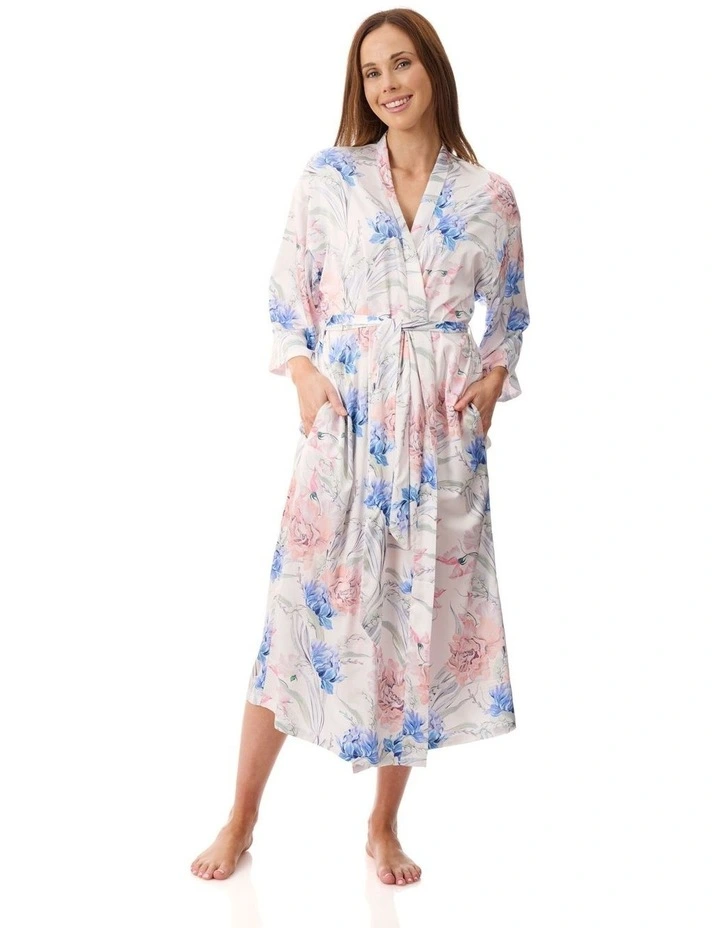 Zanika Mid length wrap - Ivory image 1