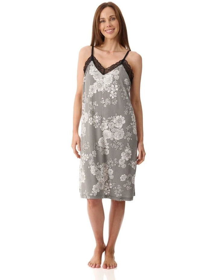 Uzzano Short chemise - Black/White image 1