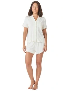 Joni Bamboo Short Set with Lace
