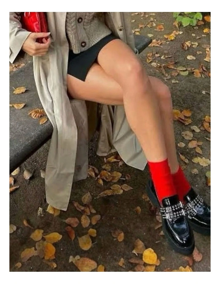 Lil Red Cotton Socks image 2