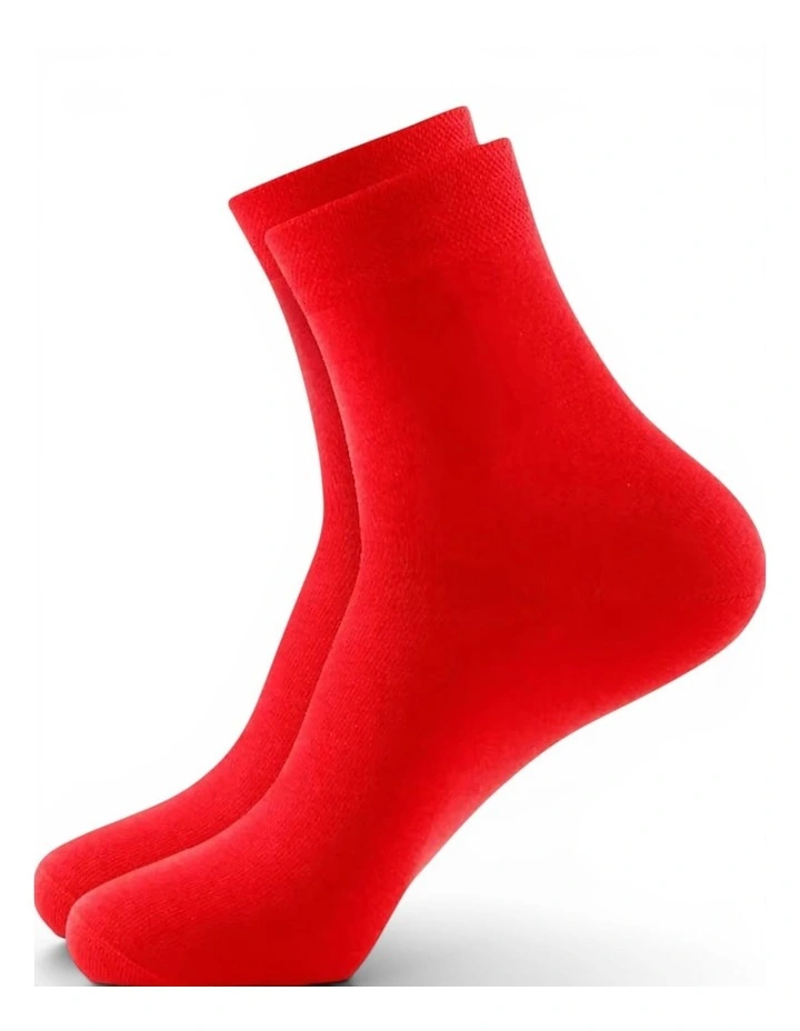 Lil Red Cotton Socks image 3