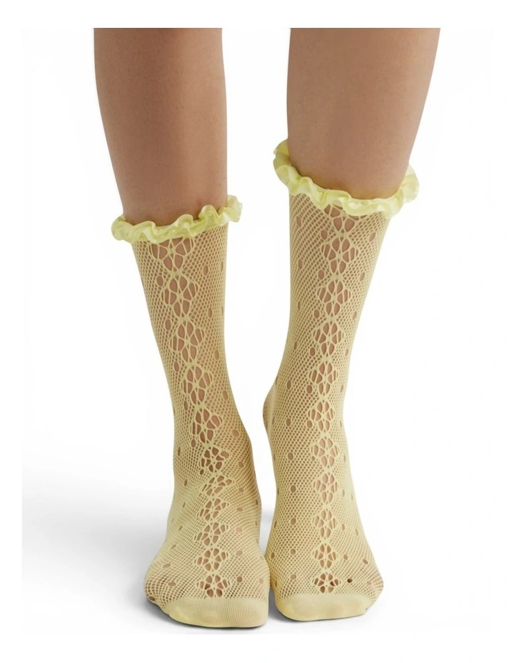 Mimi Lace Frill Edge Socks image 1