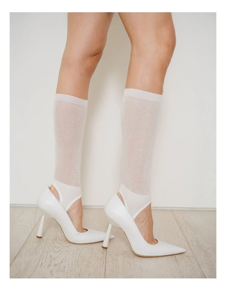 High Heel Jungle Show Pony Fine Stirrup Socks image 6