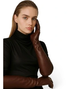 Florence Lambskin Leather Opera Gloves