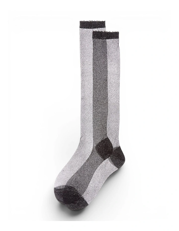 High Heel Jungle Sheer Magic Knee Socks image 1