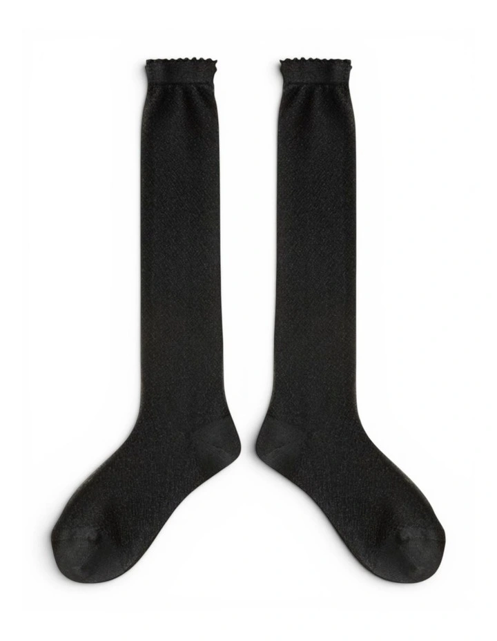 High Heel Jungle Sheer Magic Knee Socks image 3