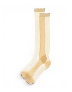 High Heel Jungle Sheer Magic Knee Socks