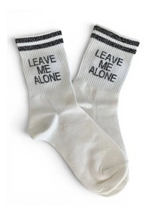 High Heel Jungle Leave Me Alone Socks