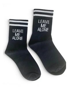 High Heel Jungle Leave Me Alone Socks