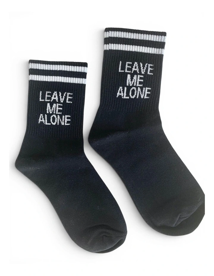 High Heel Jungle Leave Me Alone Socks image 1