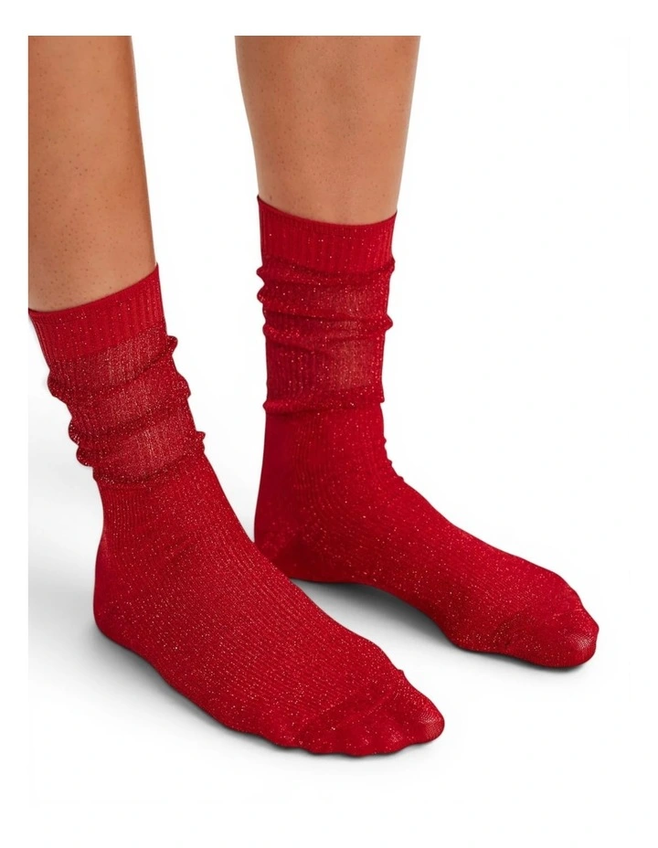 High Heel Jungle Glitter Dance Socks image 2