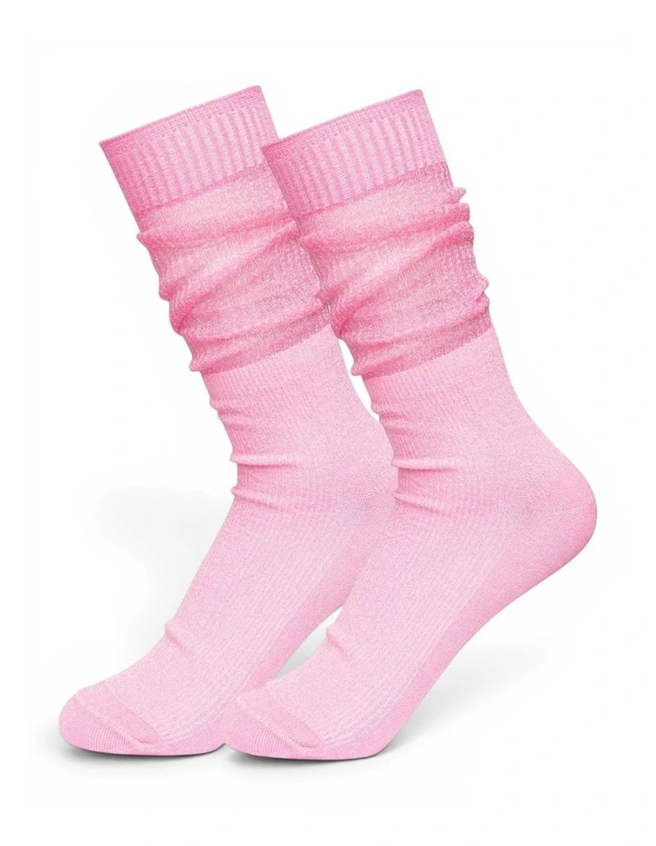 High Heel Jungle Glitter Dance Socks image 1