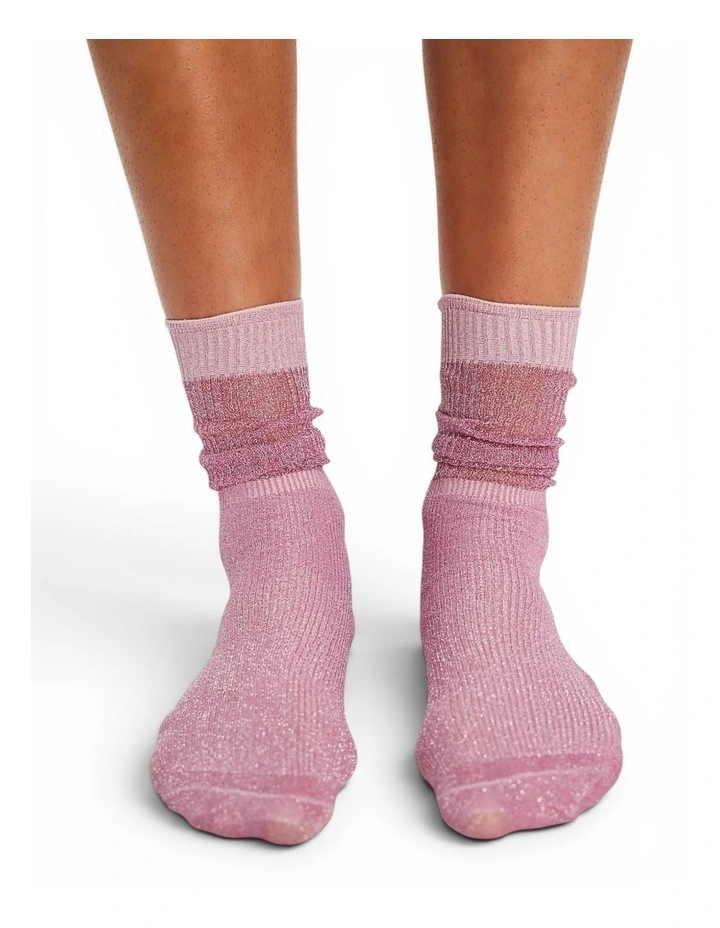 High Heel Jungle Glitter Dance Socks image 2