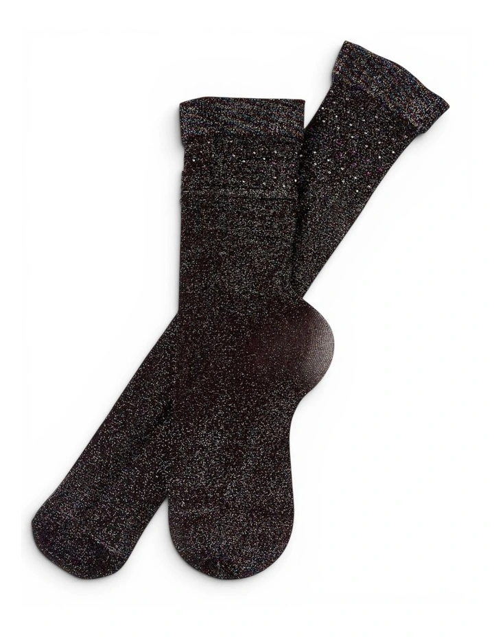 High Heel Jungle Glitter Dance Socks image 1