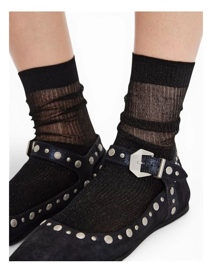 High Heel Jungle Glitter Dance Socks image 3