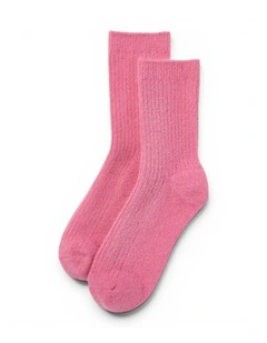 High Heel Jungle Cashmere Cloud Socks