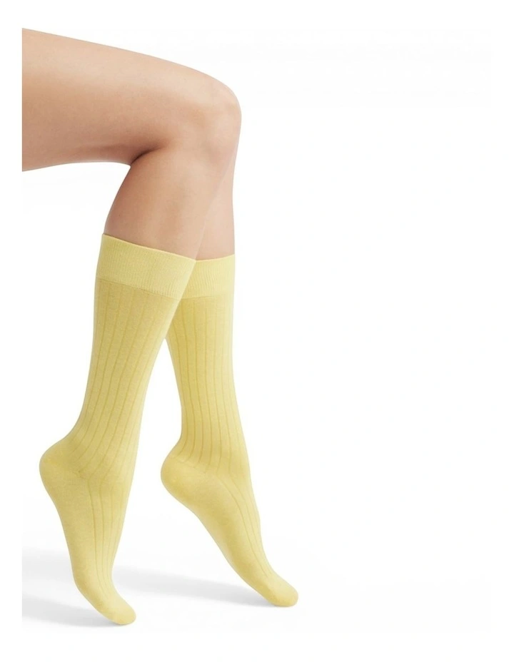 Arcade Tall Socks in Yellow image 4