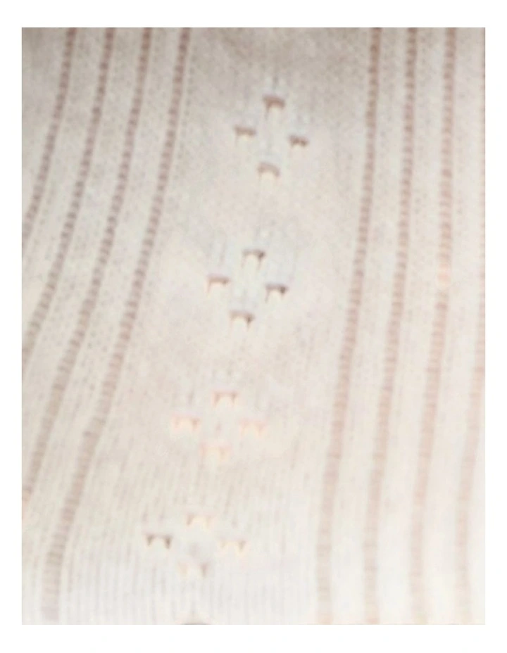 Lace Frill Trim Cotton Bobby Socks in Pink image 3