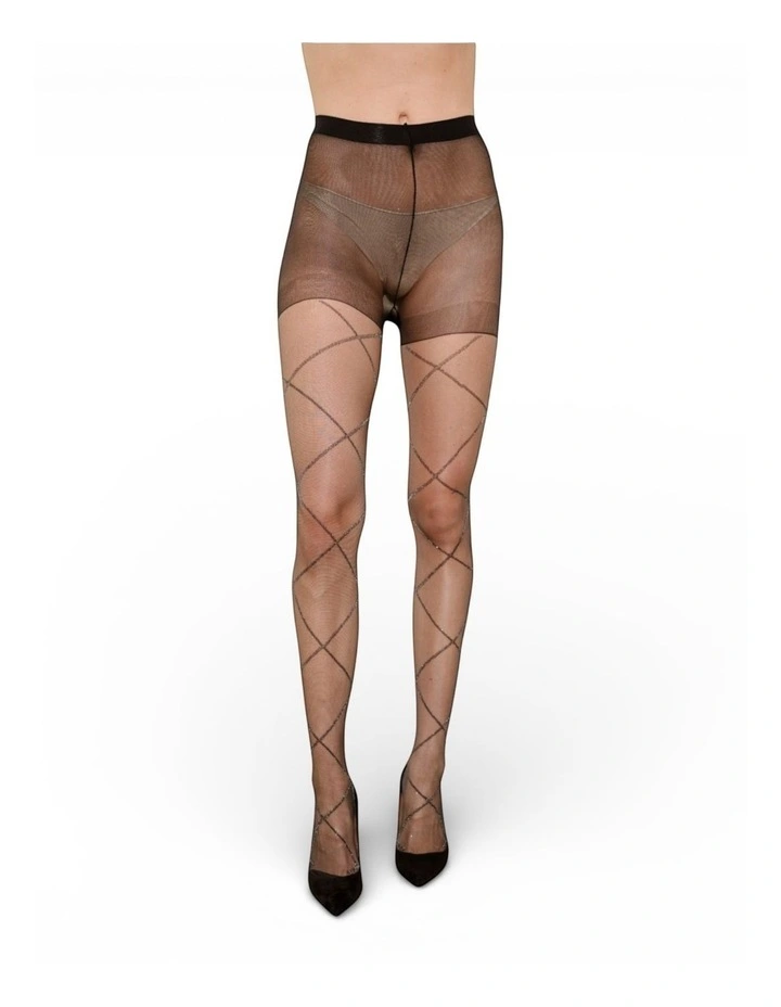 Bridget Metallic Thread Sheer Tights image 2