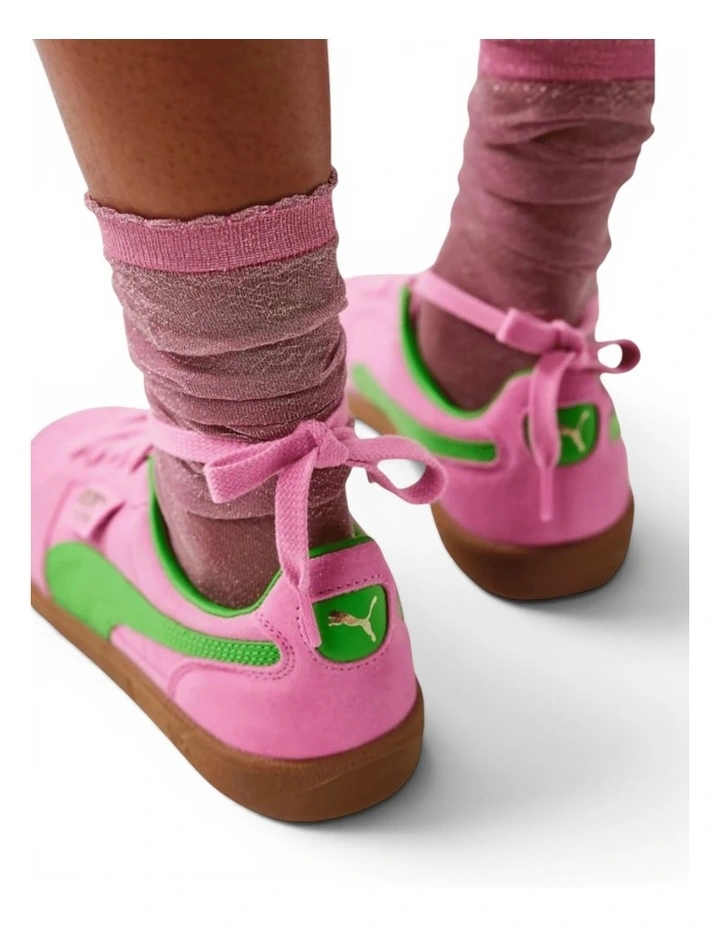 Sheer Magic Knee Socks in Pink image 2