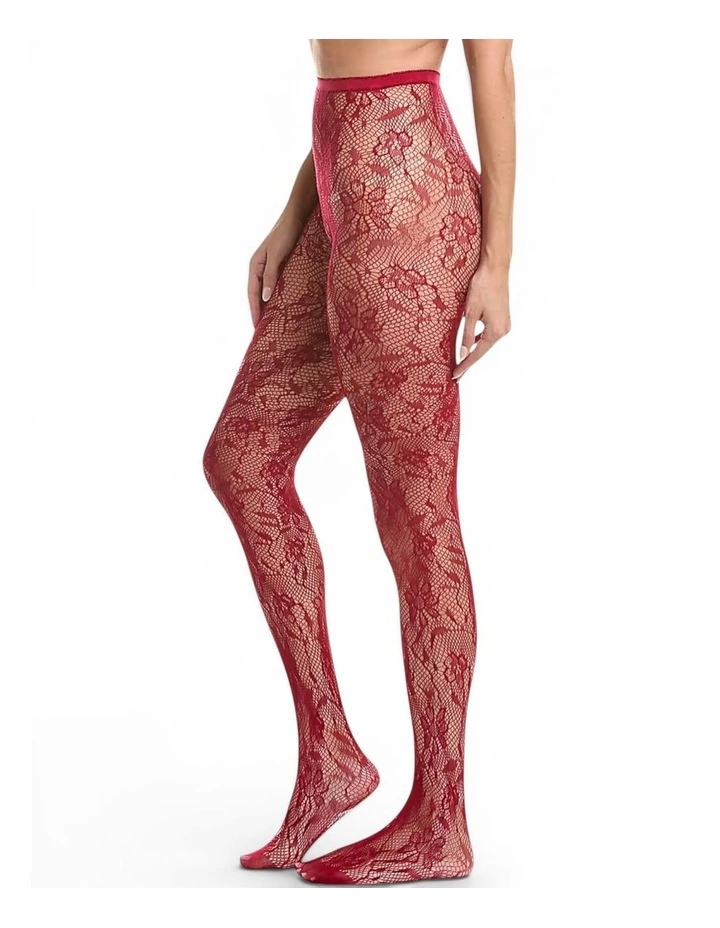 Venise Lace Fishnet Tights image 1
