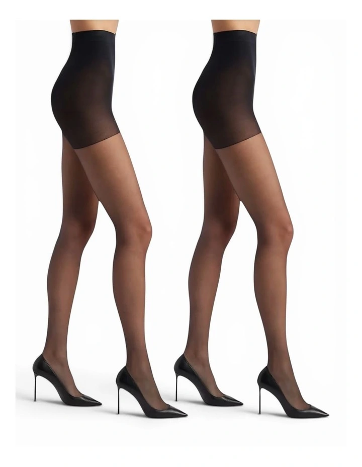 Tear Resistant Sheer Magic Tights - 2 Pairs image 1