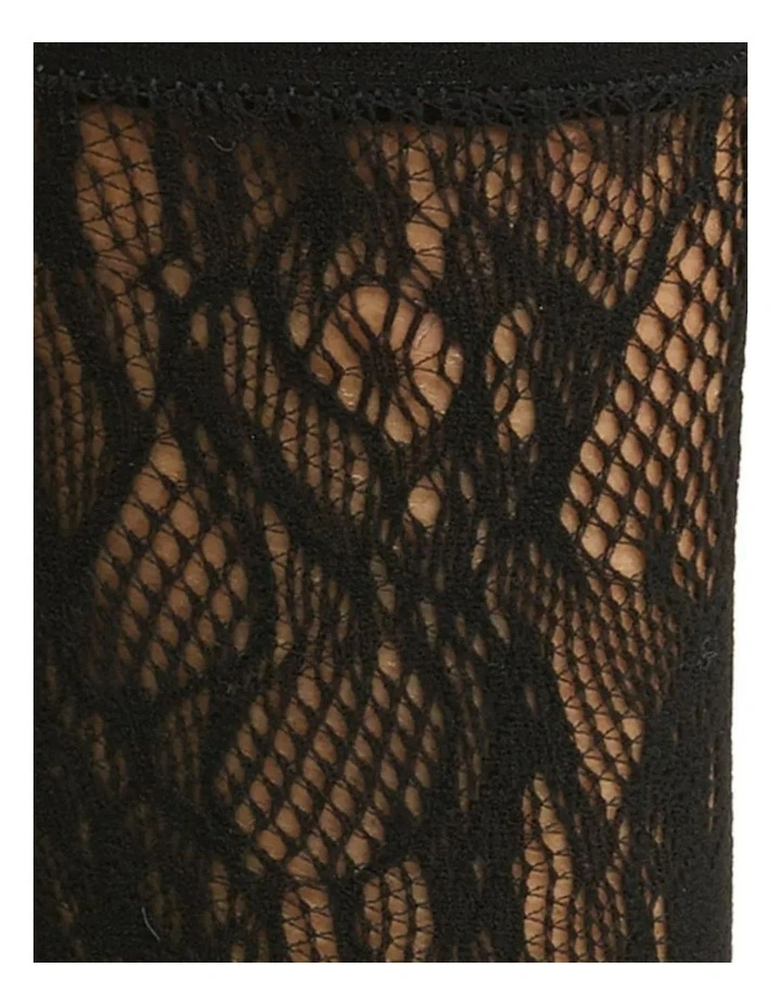 Coco Lace Socks in Black image 3