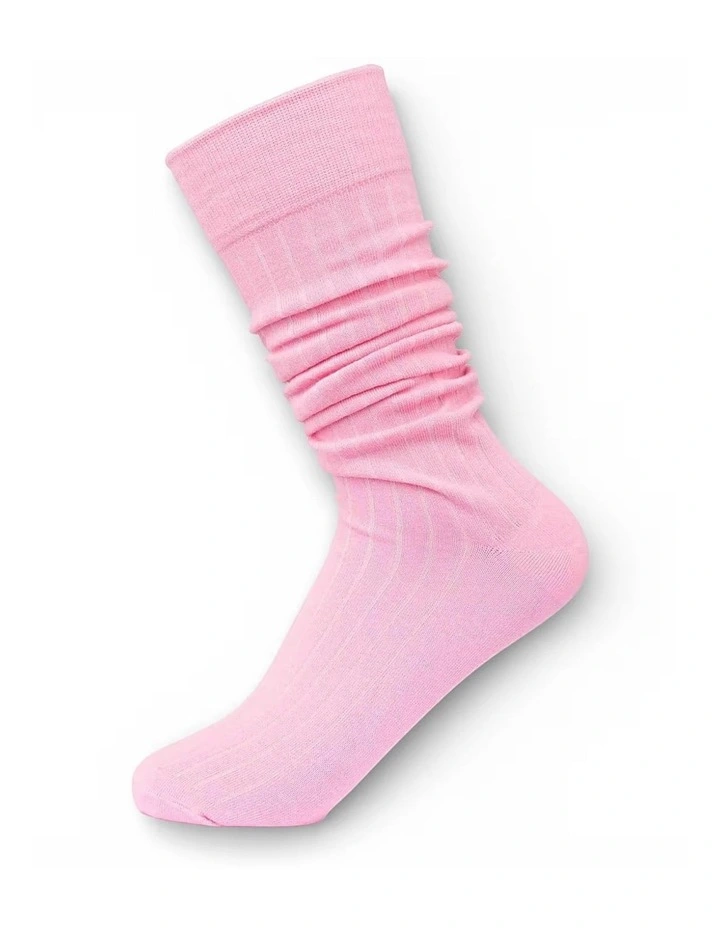 Arcade Tall Socks in Pink image 4