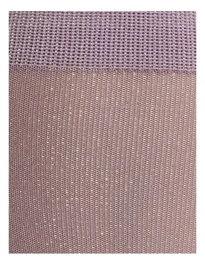 Glitterati Tall Socks in Purple image 2