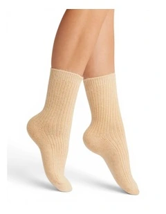 Cashmere Cloud Socks in Cream