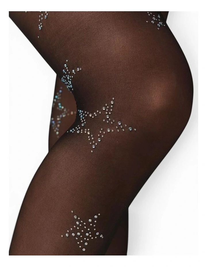 Glitter Star Sheer Tights image 2