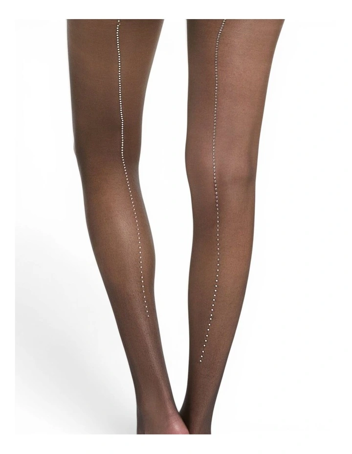 Satellite Crystal Back Seam Tights image 5
