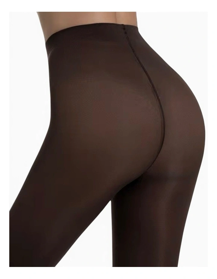 40 Denier Sculpt Opaque Tights- 2 Pairs image 3
