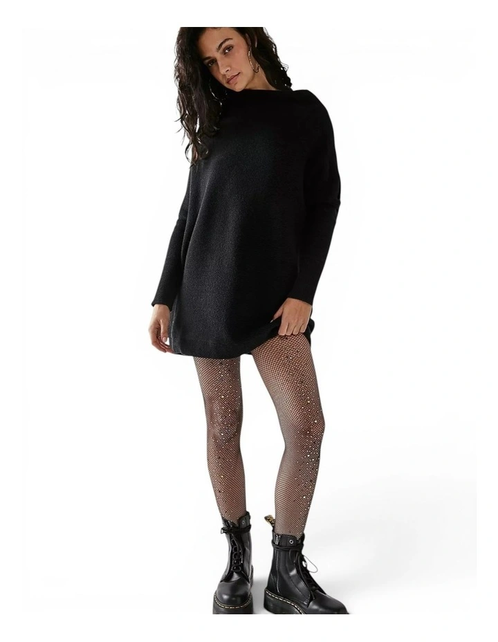 Glitter Fishnet Tights image 3