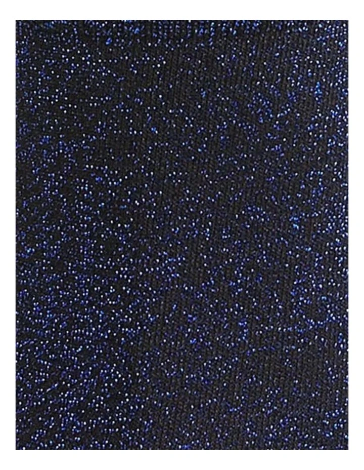 Glitter Stripe Socks in Blue image 2