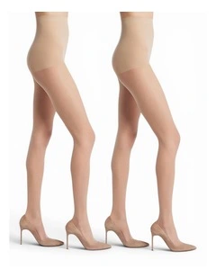 Tear Resistant Sheer Magic Tights - 2 Pairs