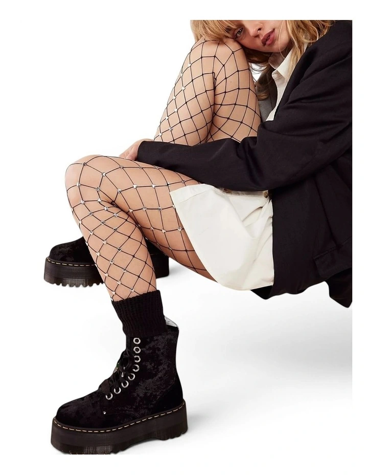 Sweet Heart Fishnet Tights image 3
