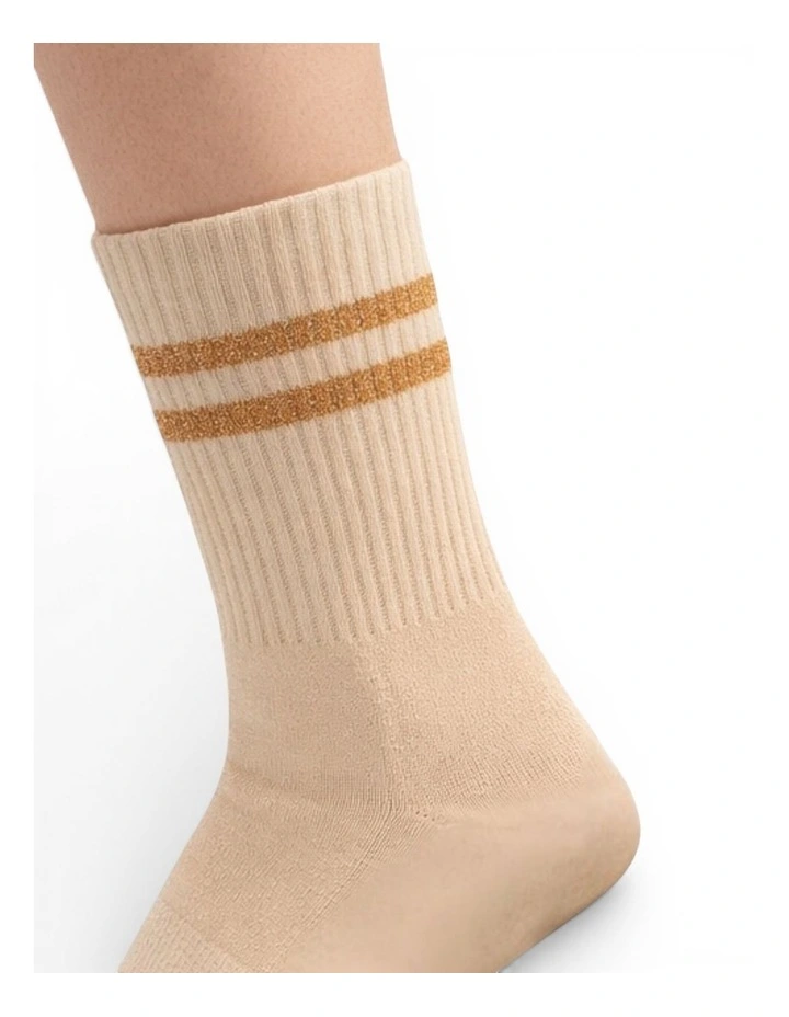 Pilates Yoga Socks 3 Pack in Multi image 4