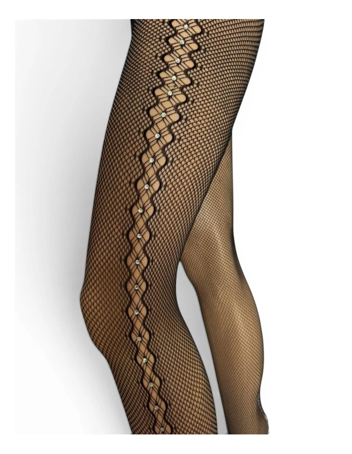 Side Hustle Mesh Tights image 1