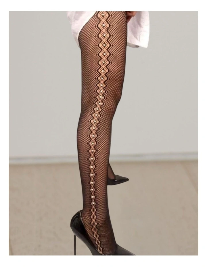 Side Hustle Mesh Tights image 2