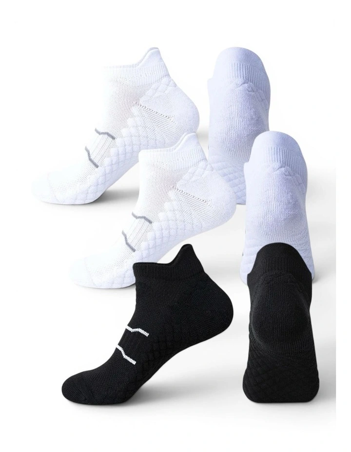 Men's High Impact Cushion Support Sport Socks 3 Pack in Multi image 2
