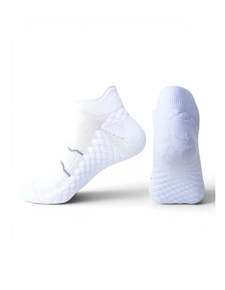 Men's High Impact Cushion Support Sport Socks 3 Pack in Multi image 5