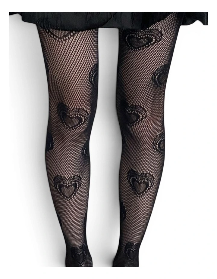Heart Knit Tights image 3