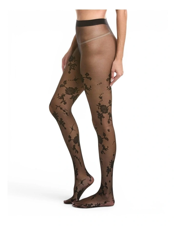 Floral Sheer Tights image 4
