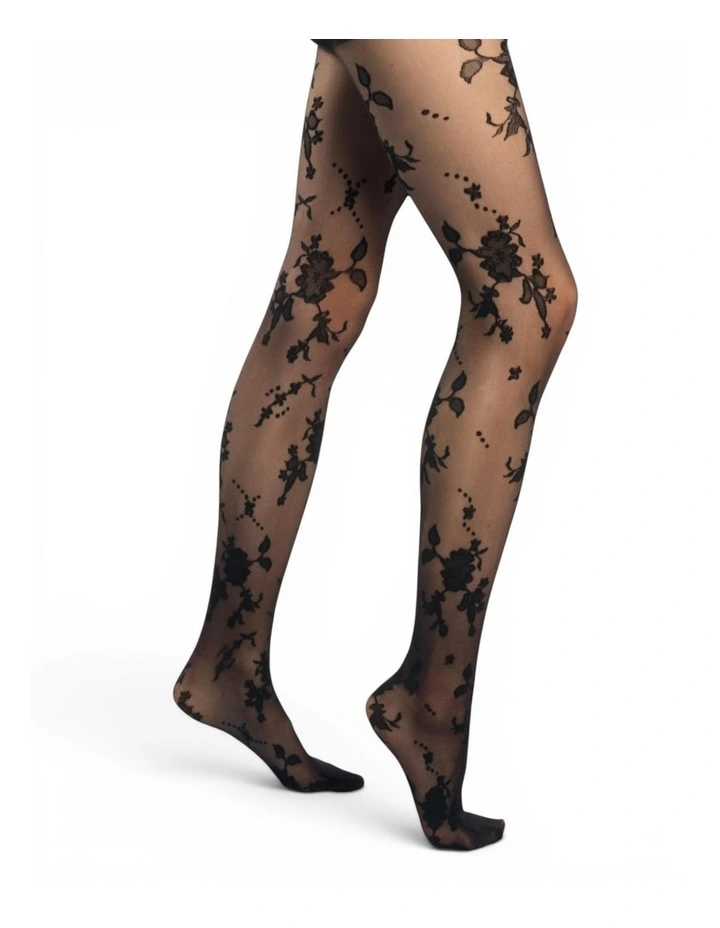 Floral Sheer Tights image 5